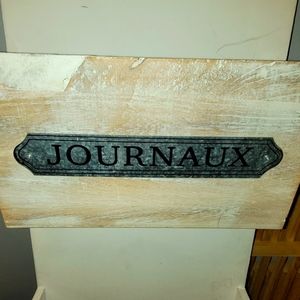 Wooden Letter holder